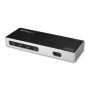 StarTech.com Dock USB-C e USB-A - Dock doppio monitor DisplayPort + HDMI 4K 60Hz - Docking station ibrida USB 3.0 per laptop USB