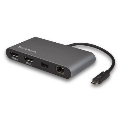 StarTech.com Mini Docking station Thunderbolt 3 per 2 monitor DisplayPort - Dock TB3 per Mac e Windows - Fuori produzione, dispo