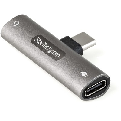 StarTech.com Adattatore USB C Jack audio - Caricatore USB-C e Adattatore cuffie /spinotto audio 3.5mm. Caricabatterie USB Type-C