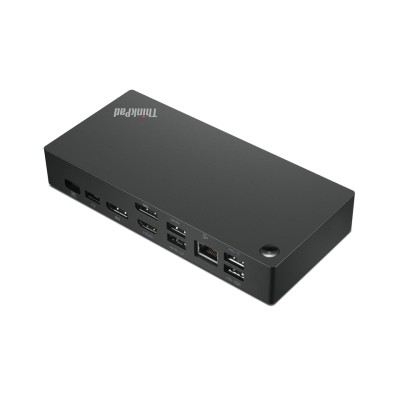 Lenovo 40AY0090US replicatore di porte e docking station per laptop Cablato USB 3.2 Gen 1 (3.1 Gen 1) Type-C Nero