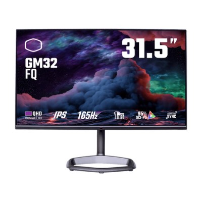 Cooler Master Gaming GM32-FQ LED display 80 cm (31.5") 2560 x 1440 Pixel Quad HD Nero, Argento