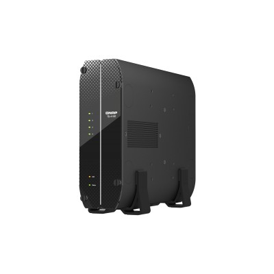 QNAP TS-410E NAS Tower Collegamento ethernet LAN Nero J6412