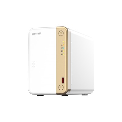 QNAP TS-262 NAS Tower Collegamento ethernet LAN Oro, Bianco N4505