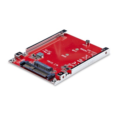 StarTech.com Adattatore SSD M.2 a U.3, Per Unità M.2 PCIe NVMe, Adattatore/convertitore host PCIe M.2 a U.3 da 2,5" (SFF-TA-100