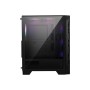 MSI MAG FORGE 120A AIRFLOW computer case Midi Tower Nero, Trasparente