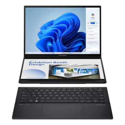 ASUS Zenbook Duo UX8406MA-PZ355X Intel Core Ultra 7 155H Computer portatile 35,6 cm (14") Touch screen 3K 32 GB LPDDR5x-SDRAM 1 