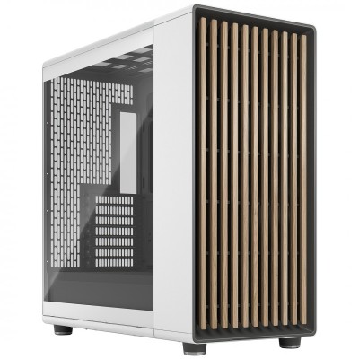 Fractal Design North XL Chalk, Vetro Temperato - Bianco