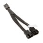 EK Water Blocks EK-Cable Splitter-Y 2x 4-Pin Fan PWM - 10cm