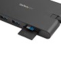 StarTech.com Adattatore Multi-porta USB-C con HDMI e VGA per portatili - 3x USB 3.0 - Lettore Schede SD - PD 3.0 - Cavo integrat