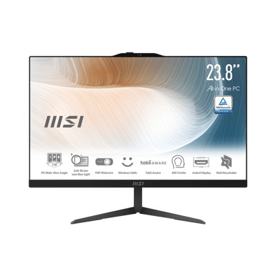 MSI Modern AM242 12M-647IT Intel® Core™ i5 i5-1235U 60,5 cm (23.8") 1920 x 1080 Pixel PC All-in-one 8 GB DDR4-SDRAM 512 GB SS