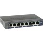 NETGEAR GS108E Gestito Gigabit Ethernet (10/100/1000) Nero