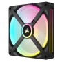 Corsair iCUE LINK QX140 RGB Series, Ventola PWM, Kit 2 Ventole - 140mm, Nero