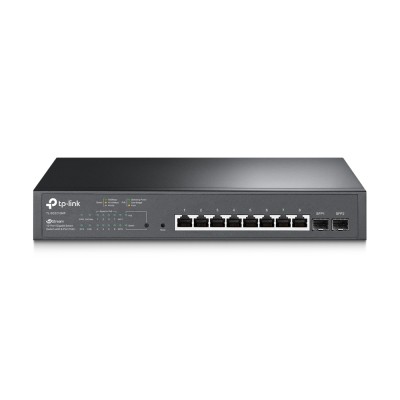 TP-Link TL-SG2210MP switch di rete Gestito L2/L2+ Gigabit Ethernet (10/100/1000) Supporto Power over Ethernet (PoE) 1U Nero