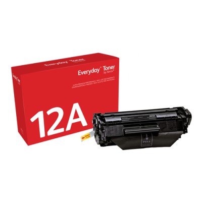 Everyday Toner Nero compatibile con HP 12A (Q2612A/ CRG-104/ FX-9/ CRG-103)