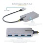 StarTech.com Hub USB a 4 porte - Hub USB 3.0 5Gbps alimentato via bus - Hub splitter da USB-A a 4x USB-A portatile per desktop/n