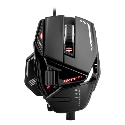 Mad Catz R.A.T. 8+ Fully Adjustable Gaming Mouse - Black