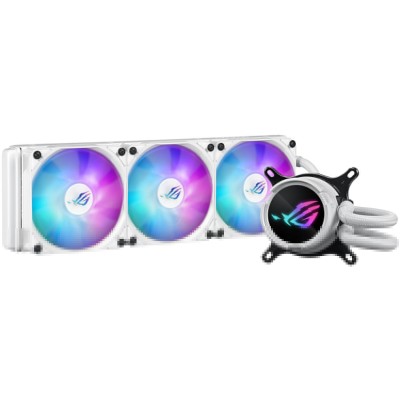 Asus ROG Strix LC III 360 ARGB AIO Liquid CPU Cooler, Bianco - 360mm