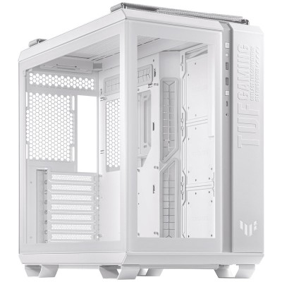 Asus TUF Gaming GT502, Vetro Temperato - Bianco