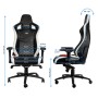 noblechairs EPIC Real Leather Gaming Chair - Nero/Bianco/Rosso