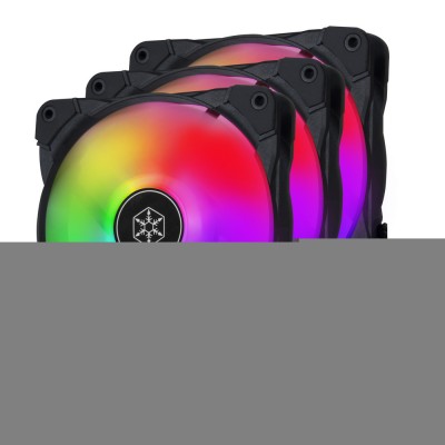 Silverstone Air Blazer 120i Lite ARGB Radiator Fan - Kit 3 Ventole, 120 mm