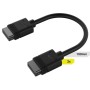 Corsair iCUE LINK Cable, 2x 100mm con Connettori Dritti - Nero