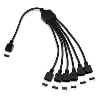 EK Water Blocks EK-D-RGB 6-Way Splitter Cable