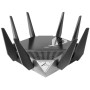 ASUS GT-AXE11000 router wireless Gigabit Ethernet Tri-band (2,4 GHz/5 GHz/6 GHz) Nero