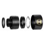 HYTE Connettore Push 14mm, pack da 6 pezzi - Nero