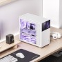 Jonsbo D41 Mesh Screen ATX, vetro temperato - Bianco