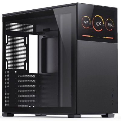 Jonsbo D41 Screen ATX, vetro temperato - Nero