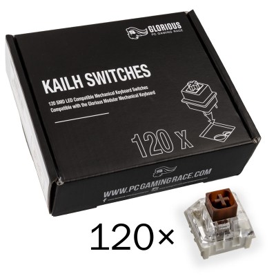 Glorious PC Gaming Race Kailh Box Brown Switch - 120 pezzi