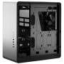 Jonsbo UMX4 Mid-Tower, vetro temperato - Argento