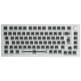 Glorious PC Gaming Race GMMK Pro White Ice 75% TKL - Barebone, ISO-Layout, Argento