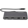 StarTech.com Thunderbolt 3 Mini Dock - Docking Station TB3 portatile per doppio monitor DisplayPort 4K 60Hz -USB- A hub (USB 3.0