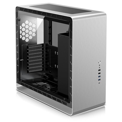 Jonsbo UMX6S E-ATX, Vetro temperato - Argento