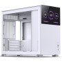 Jonsbo D31 Screen mATX, vetro temperato - Bianco