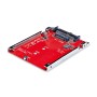 StarTech.com Adattatore SSD M.2 a U.3, Per Unità M.2 PCIe NVMe, Adattatore/convertitore host PCIe M.2 a U.3 da 2,5" (SFF-TA-100