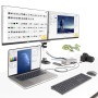 StarTech.com Docking Station Thunderbolt 4 multi monitor, dock TB4 per monitor quadrupli/tripli/doppi - 2x HDMI/2x DisplayPort, 
