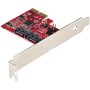 StarTech.com Scheda PCIe SATA - Scheda di Espansione PCIe SATA 2 Porte 6Gbps - Profilo Alto/Basso - Controller RAID SATA ASM1062