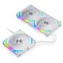 Lian Li UNI FAN SL120 V2 RGB PWM FAN, 3pcs, Bianco - 120 mm