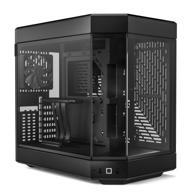 HYTE Y60 Dual Chamber Case Mid-Tower, Tempered Glass - Nero