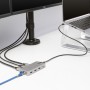 StarTech.com Adattatore Multiporta USB-C - Docking Station USB Type-C 2x 4K30Hz + HDMI e DisplayPort 4K 60Hz, Hub USB a 3 Porte 