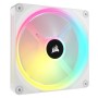 Corsair iCUE LINK QX140 RGB Series, Ventola PWM, Kit 2 Ventole - 140mm, Bianco