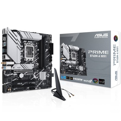 Asus Prime B760M-A WiFi, Intel B760 Mainboard - Socket 1700, DDR5