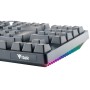 iTek X50 Mechanical Gaming Keyboard, RGB, Switch Blu, Nero - Layout ITA