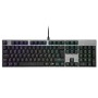 Cooler Master MasterKeys SK652, RGB, Low Profile, Red Switch - Layout ITA - Grigio