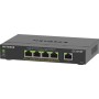 NETGEAR 5-Port Gigabit Ethernet PoE+ Plus Switch (GS305EP) Gestito L2/L3 Gigabit Ethernet (10/100/1000) Supporto Power over Ethe