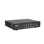 QNAP QSW-1105-5T switch di rete Non gestito Gigabit Ethernet (10/100/1000) Nero