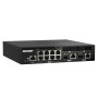 QNAP QSW-M2108R-2C switch di rete Gestito L2 2.5G Ethernet (100/1000/2500) Supporto Power over Ethernet (PoE) Nero