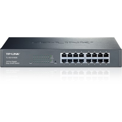 TP-Link TL-SG1016DE Gestito L2 Gigabit Ethernet (10/100/1000) 1U Nero